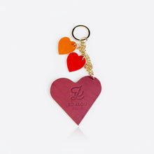Load image into Gallery viewer, Triple Cœur Charm – Crafted in Paris